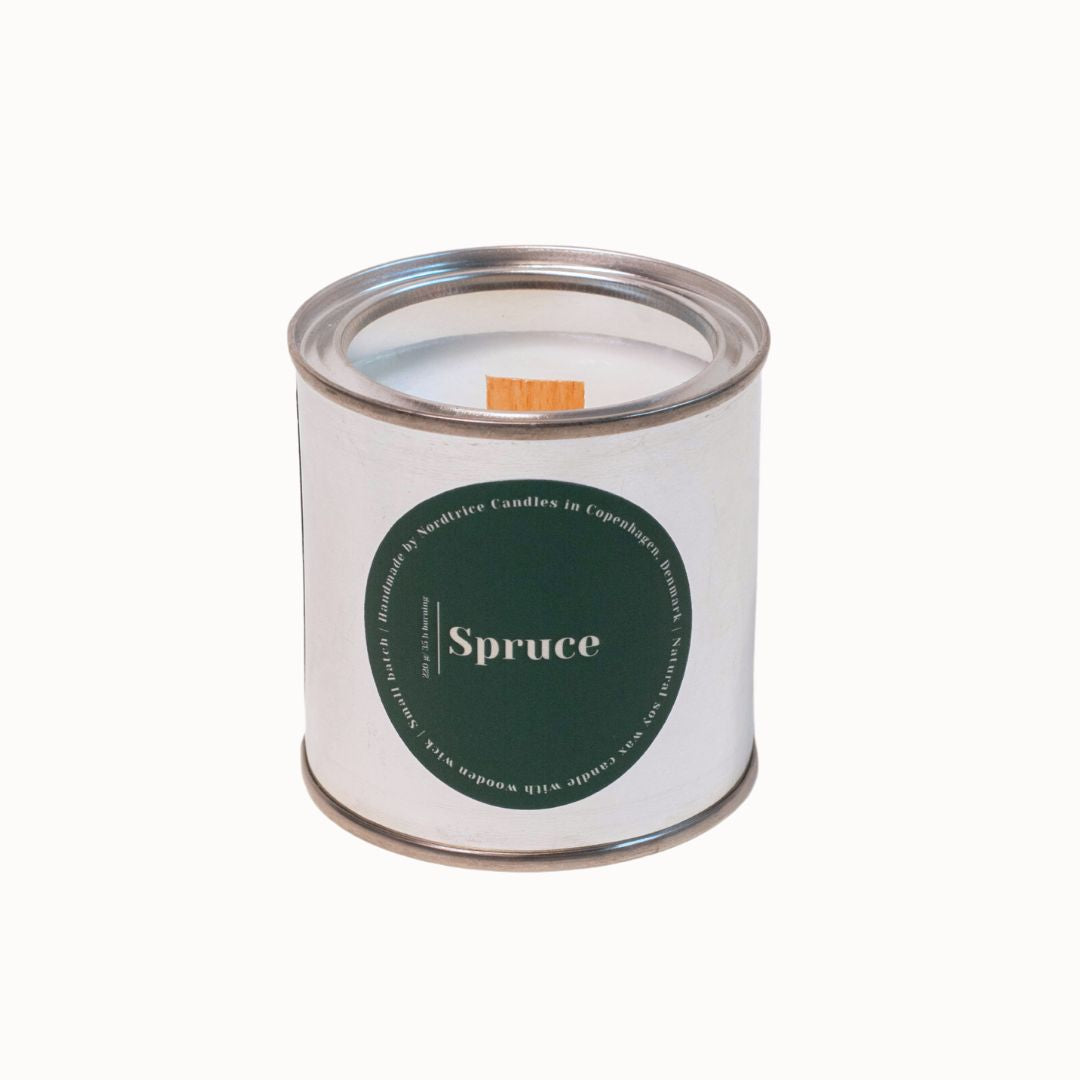 Soy Scented Candle, Spruce M-L-XL size