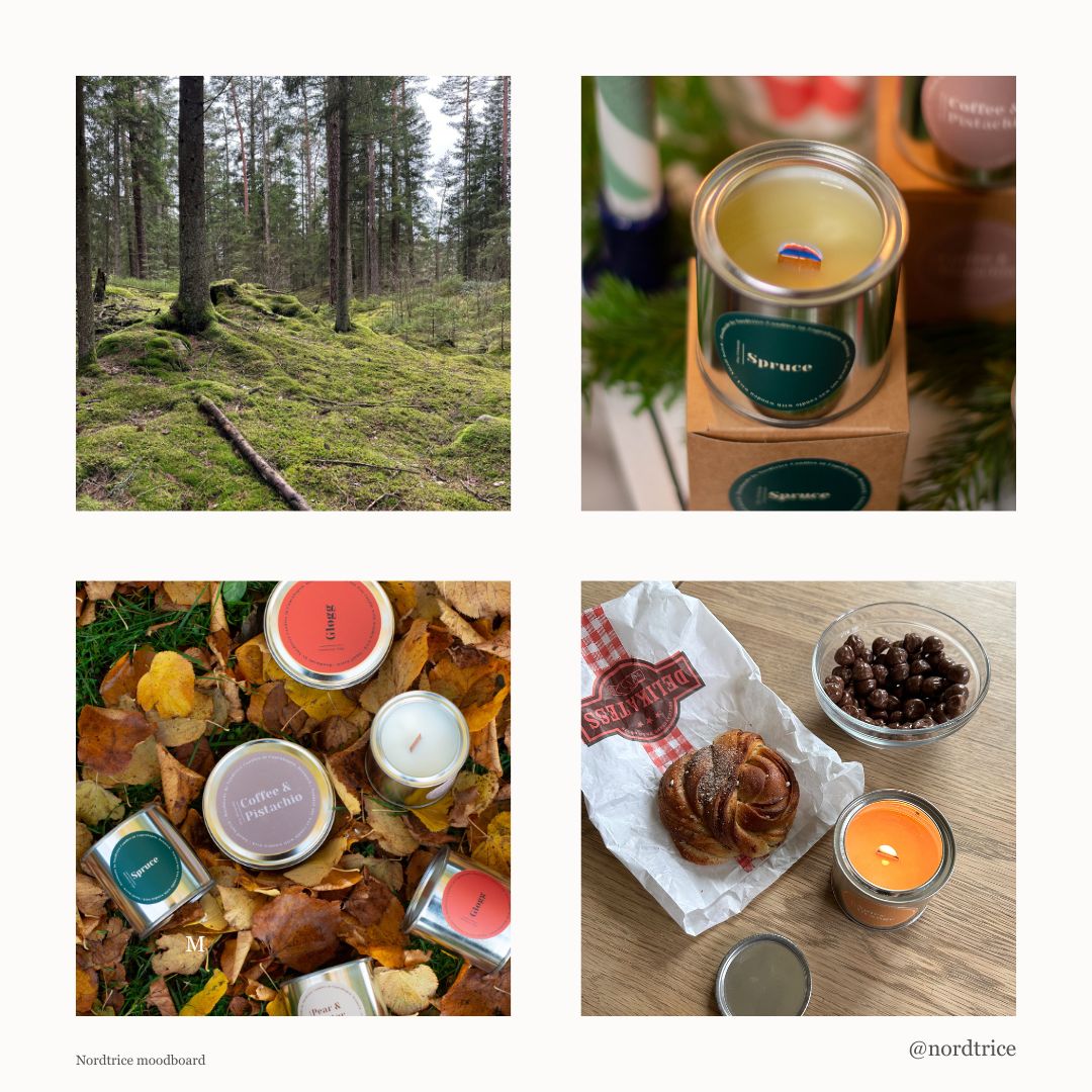 Soy Scented Candle, Spruce M-L-XL size