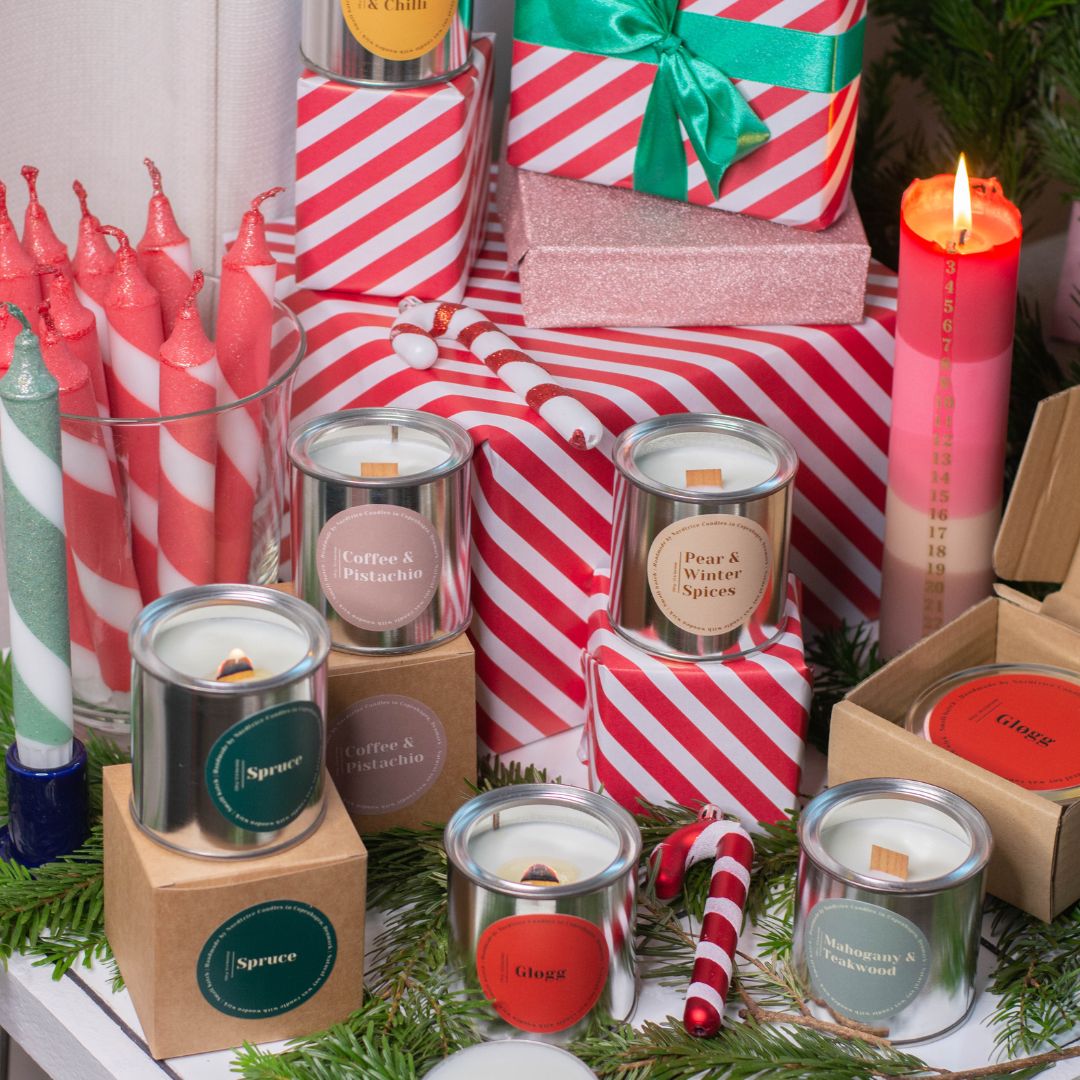 Soy Scented Candle, Gløgg M-L-XL size