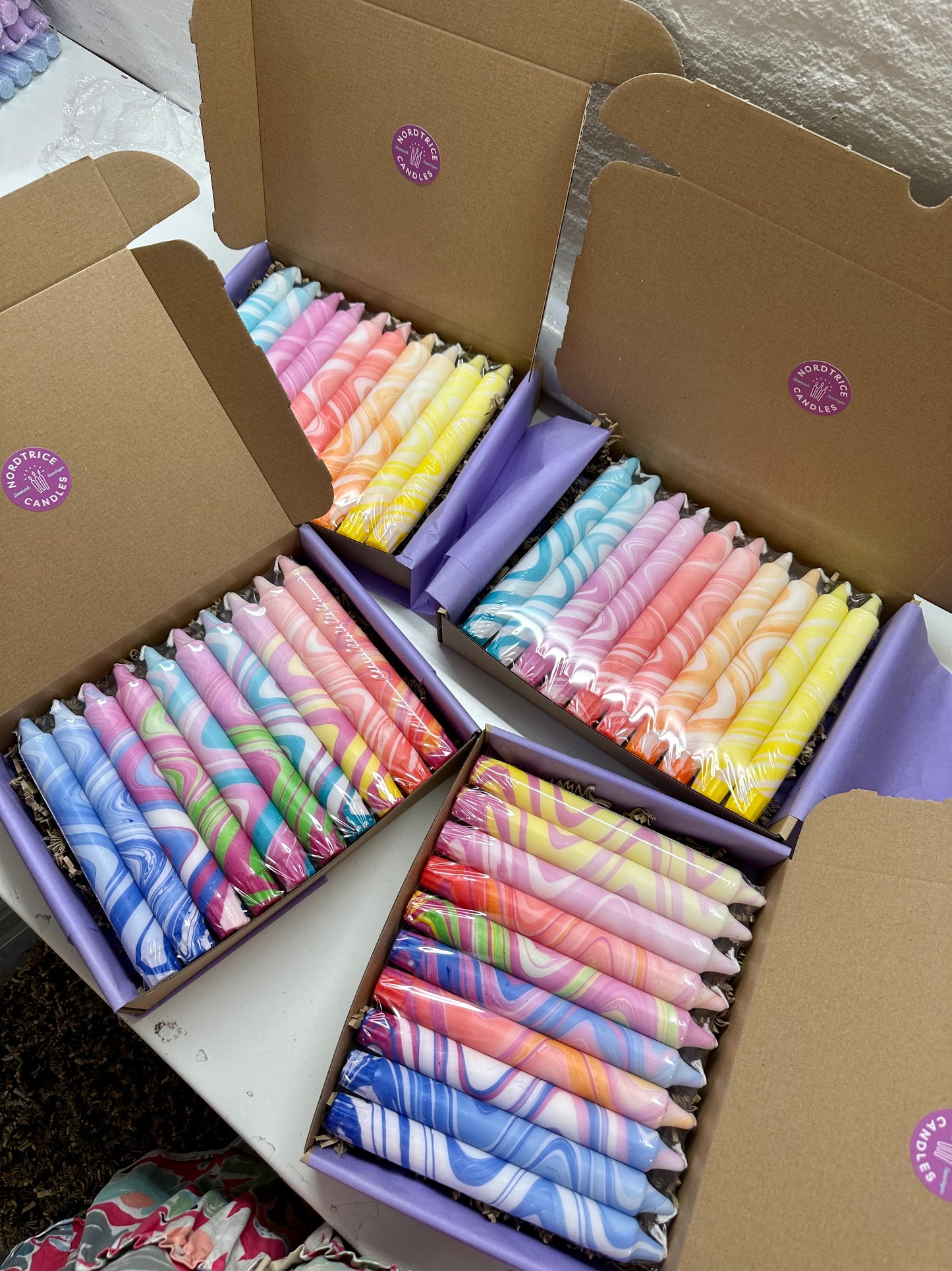 Marble Candle Mix Box