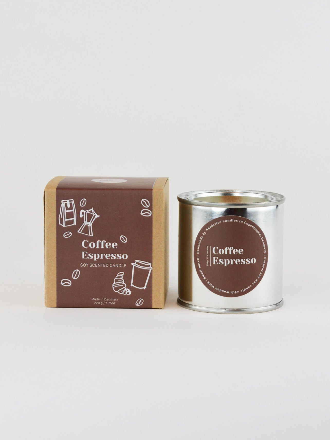 Soy Scented Candle, Espresso Coffee M-L-XL size