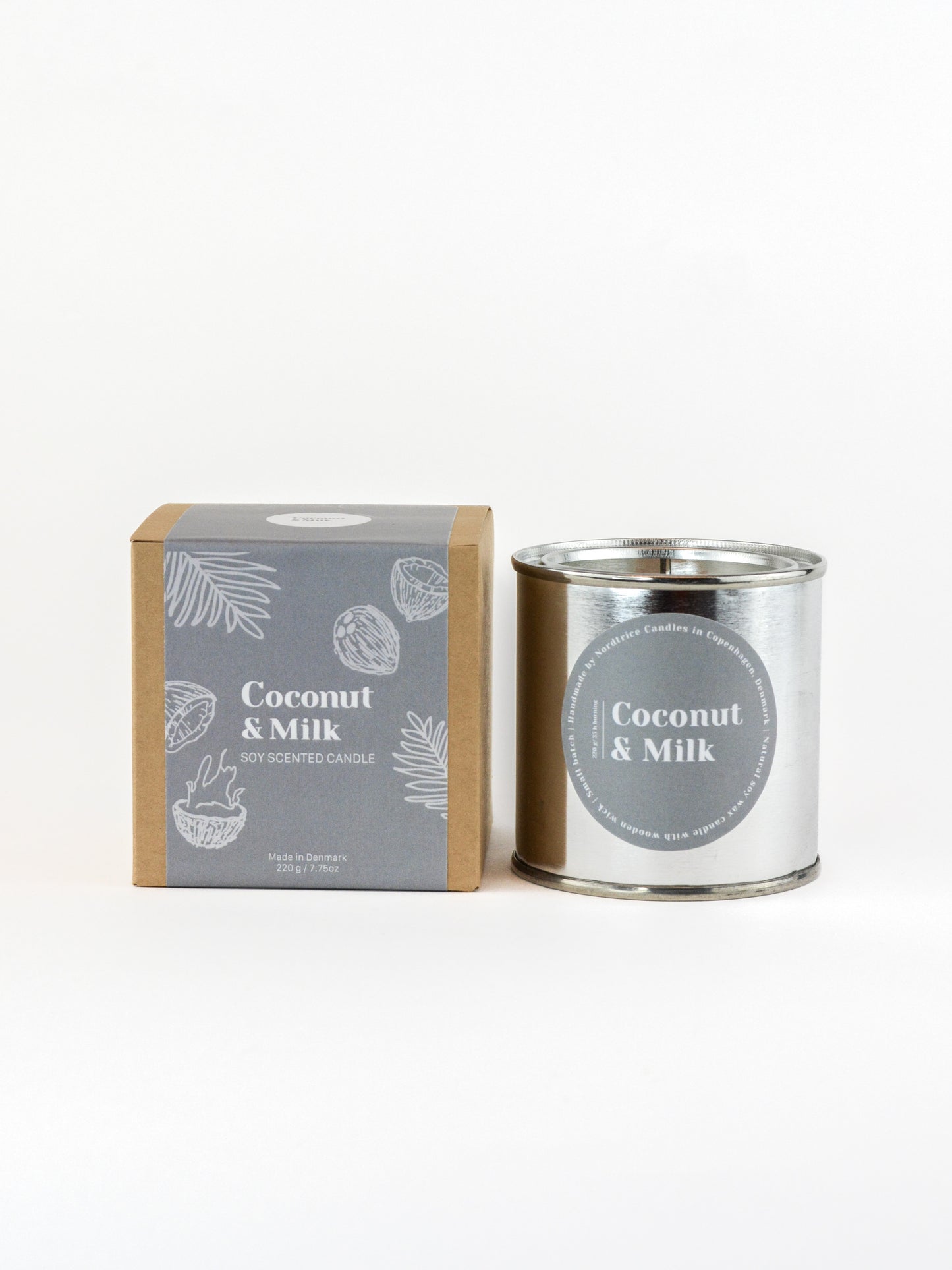 Soy Scented Candle, Coconut & Milk M-L-XL size