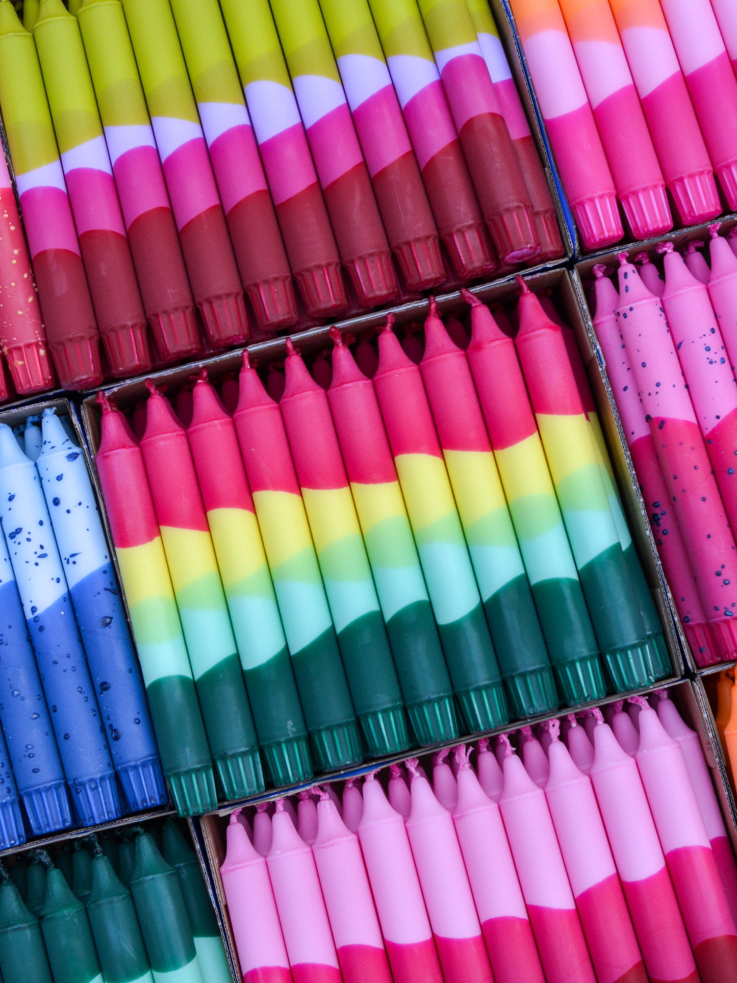 Fuchsia / Yellow / Mint / Green