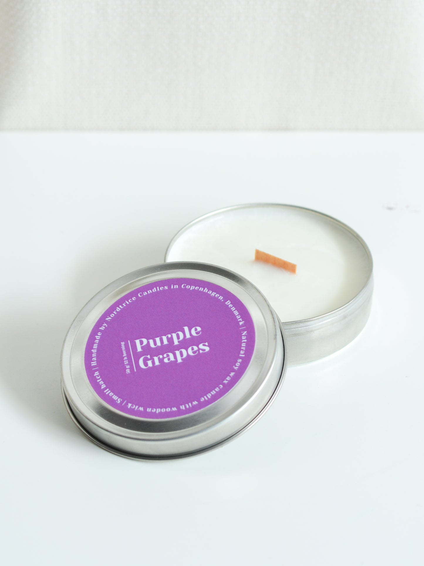 Soy Scented Candle, Purple Grapes M-L-XL size