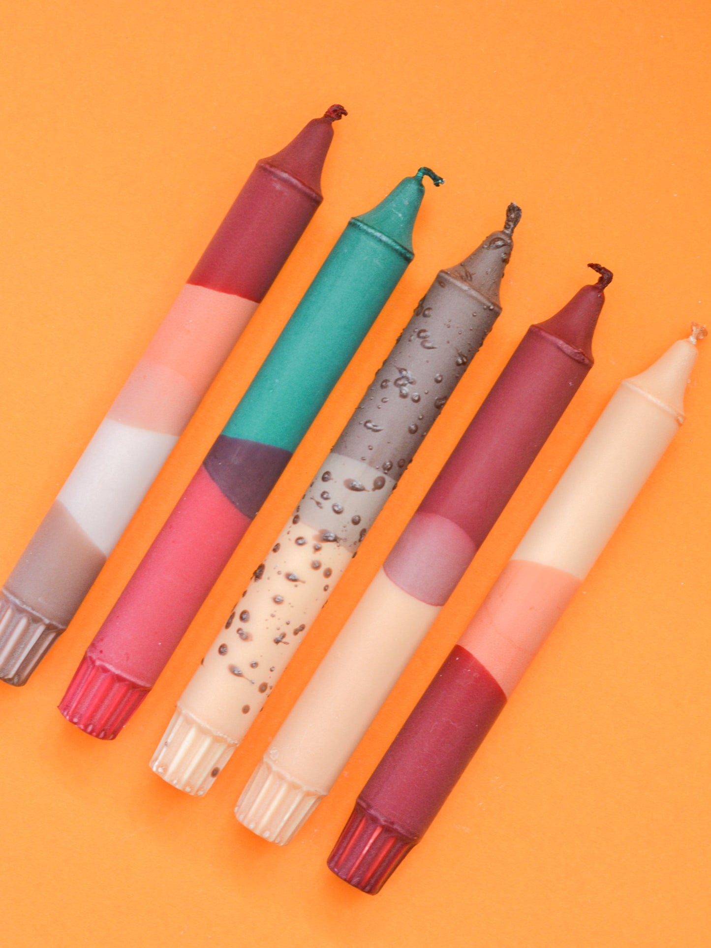 5-pack Taper Candles Autumn Cozy Mix