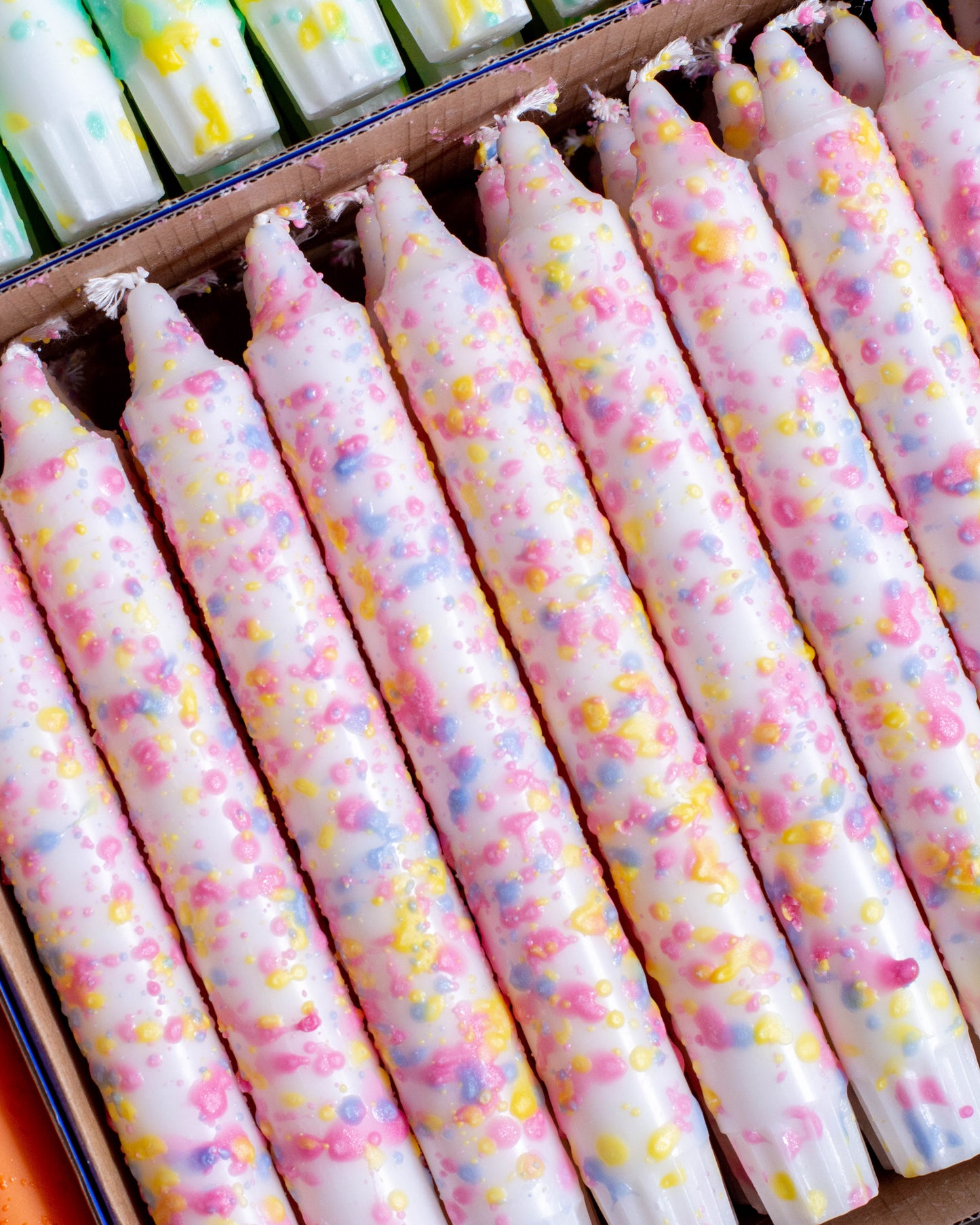 Summer Vibes Rainbow Confetti Candle Mix