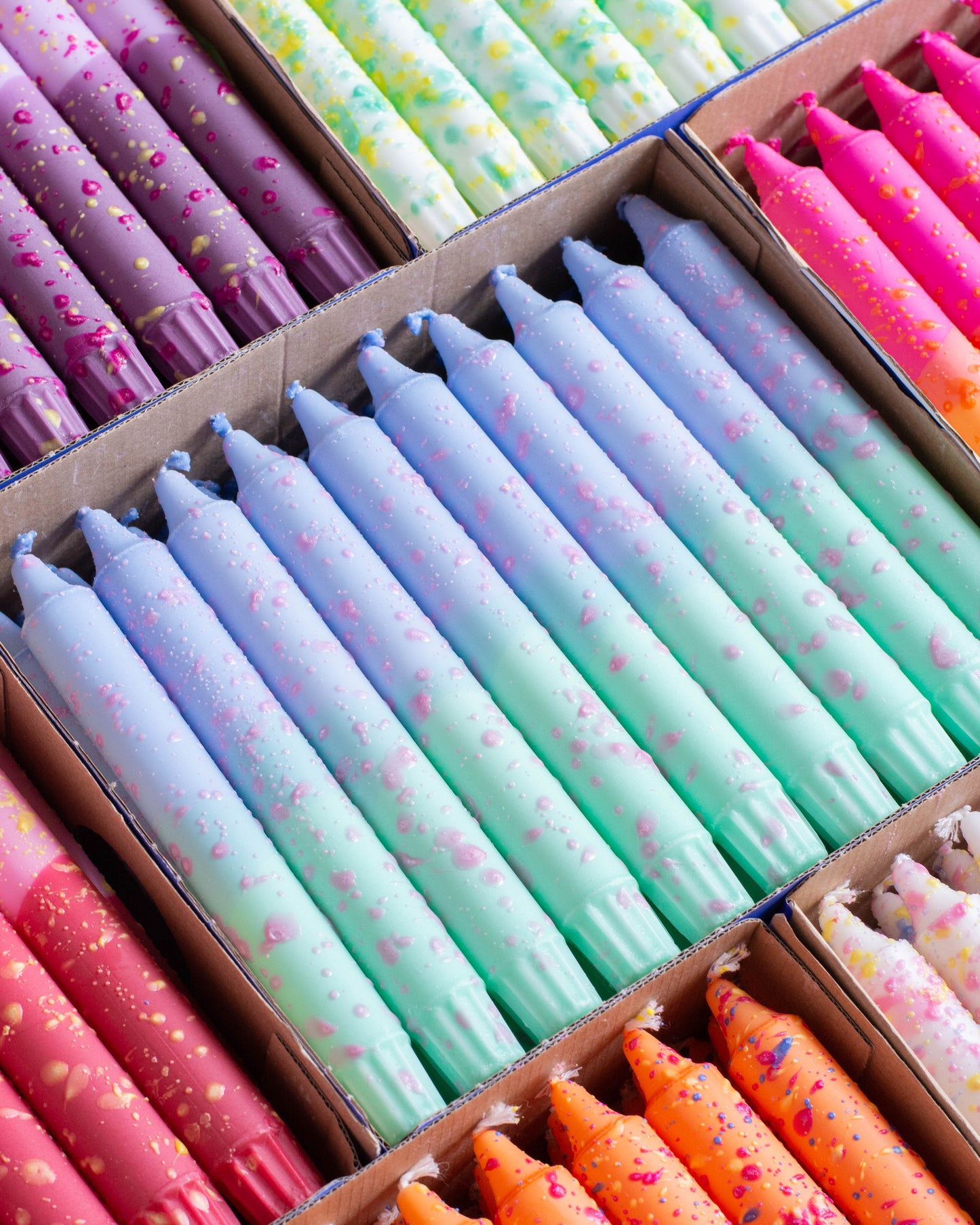 Summer Vibes Blue, Mint & Pink Confetti Candle Mix