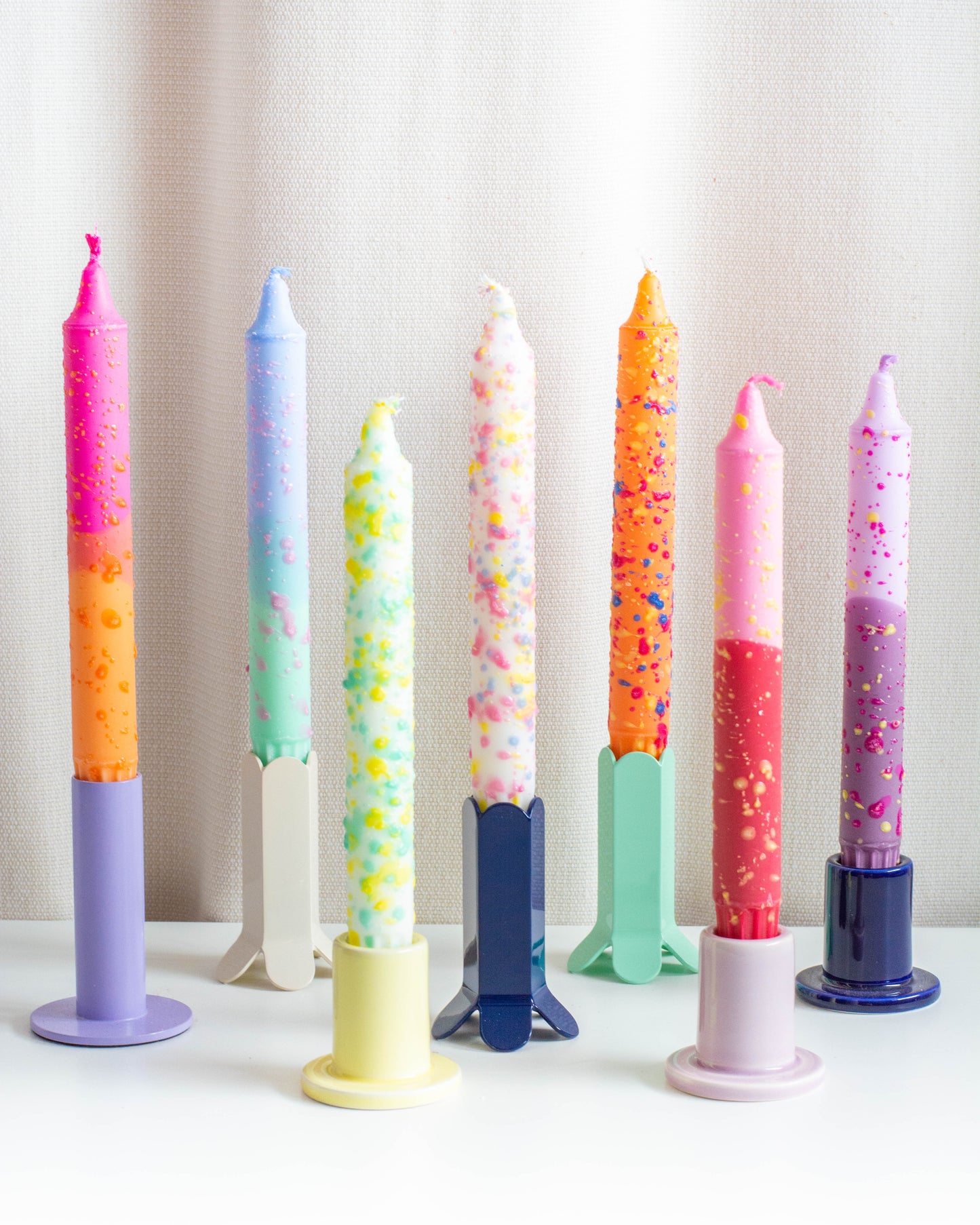 Summer Vibes Rainbow Confetti Candle Mix