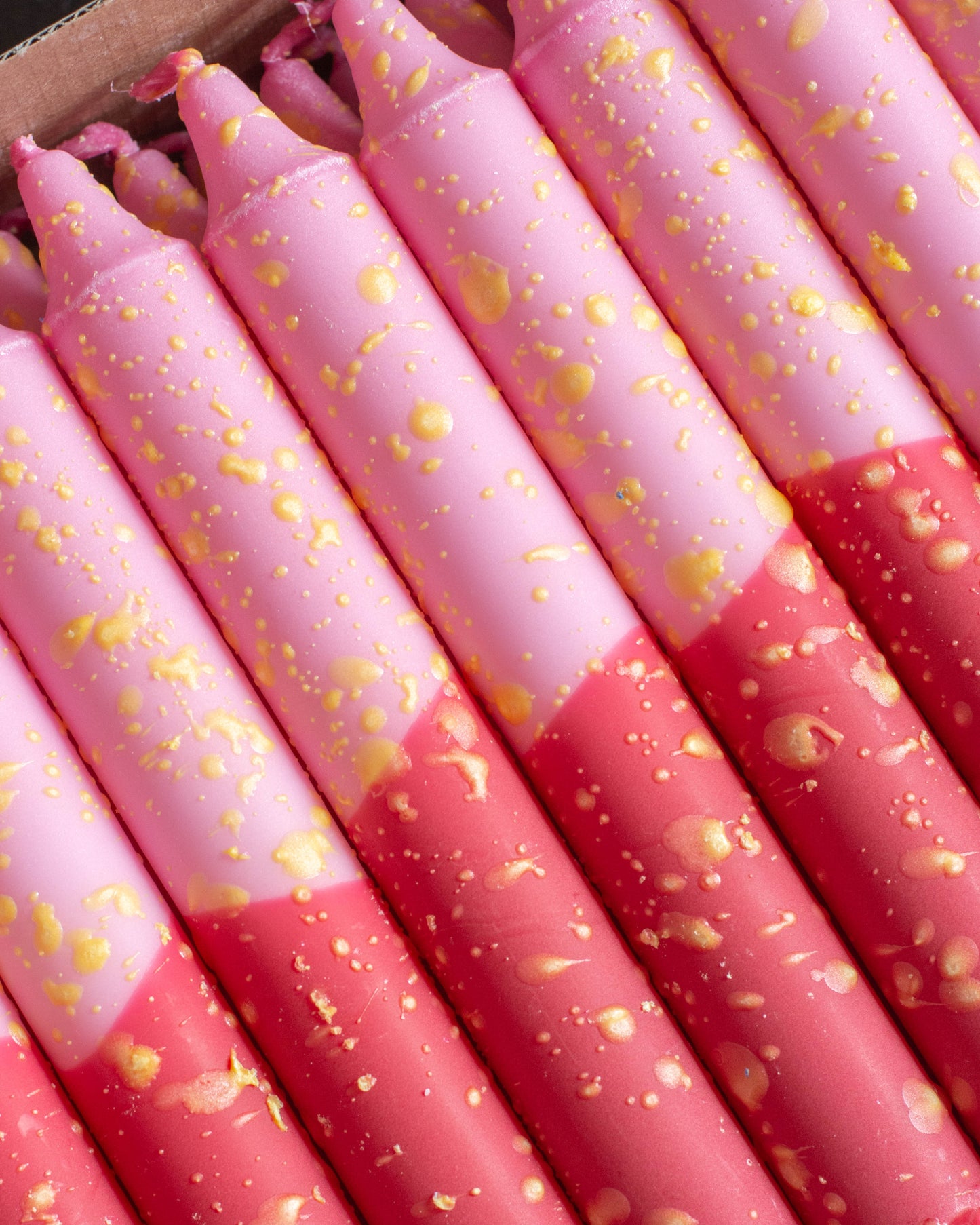 Summer Vibes Pink & Red Yellow Confetti Candle Mix