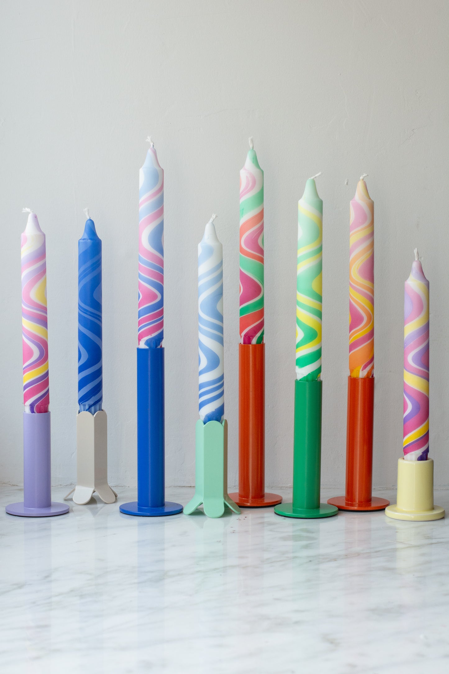3-pack Taper Candles Green Lemonade