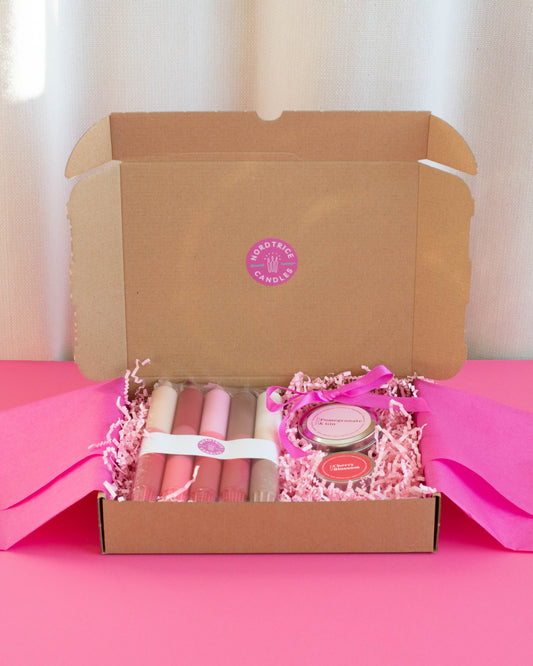 Mothers Day Pink Candle Gift Box
