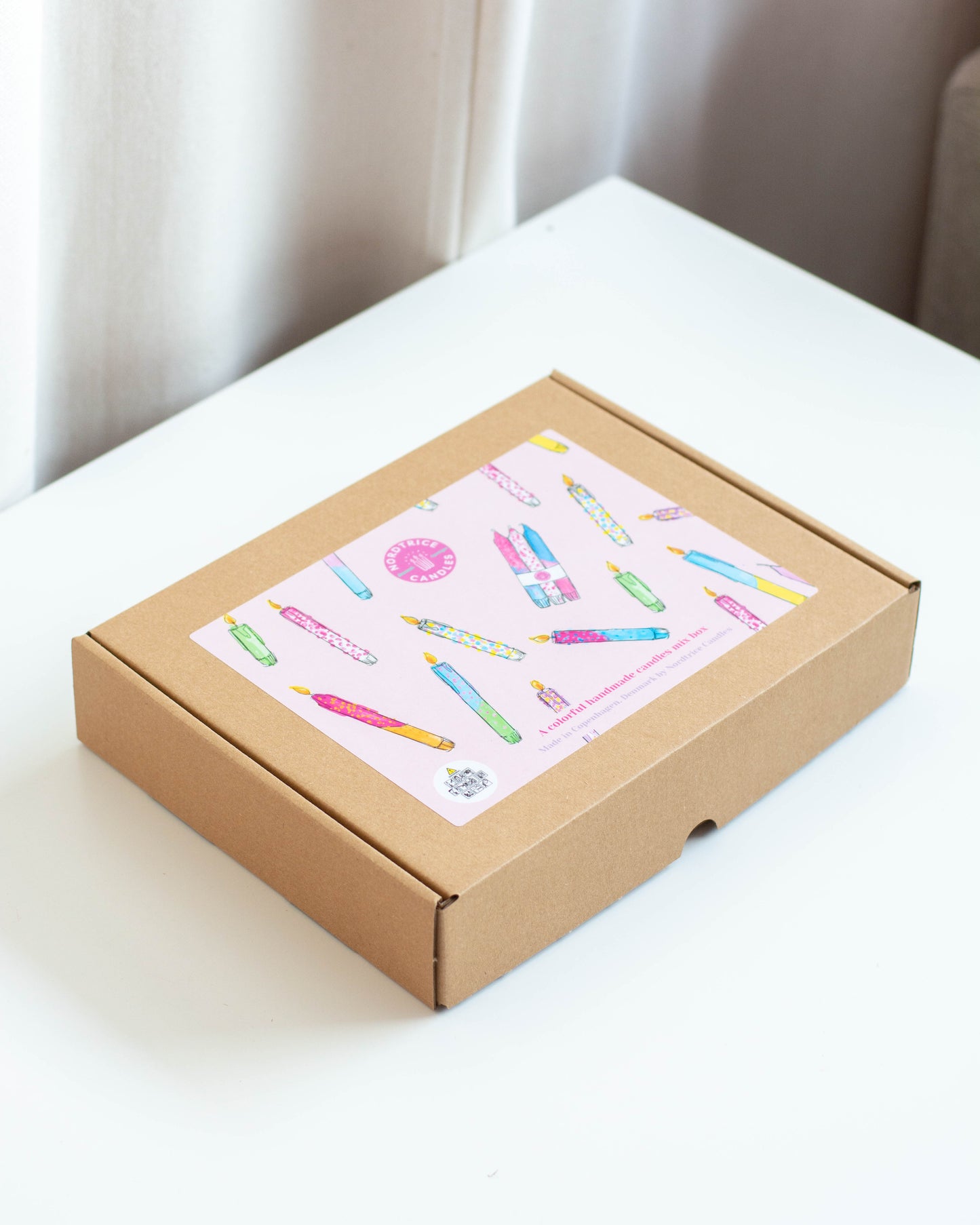 Valentines Pink Candle Box