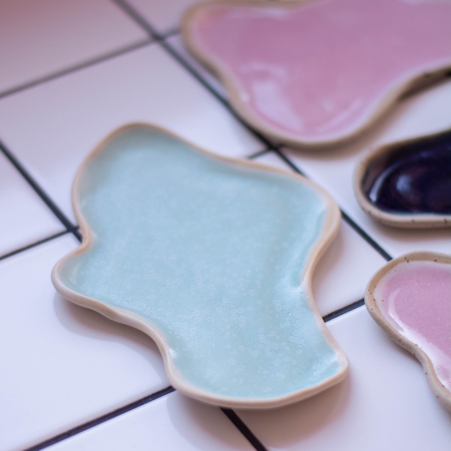 Ceramic Jewellery Holder Mint