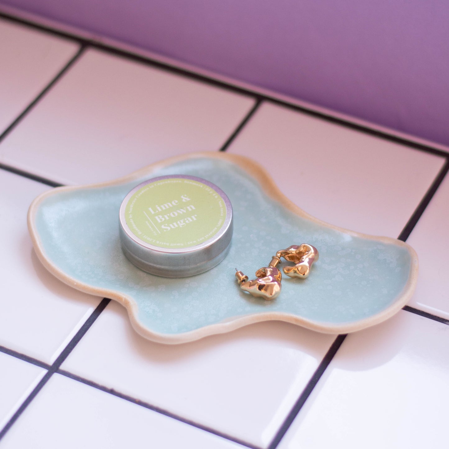 Ceramic Jewellery Holder Mint