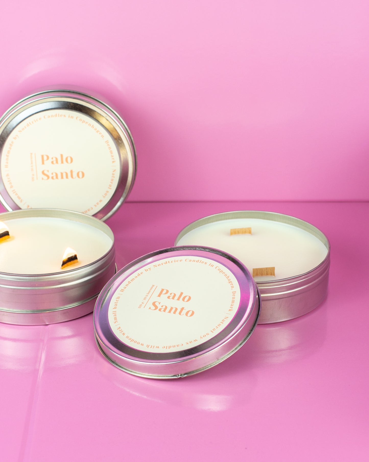 Soy Scented Candle, Palo Santo M-L-XL size