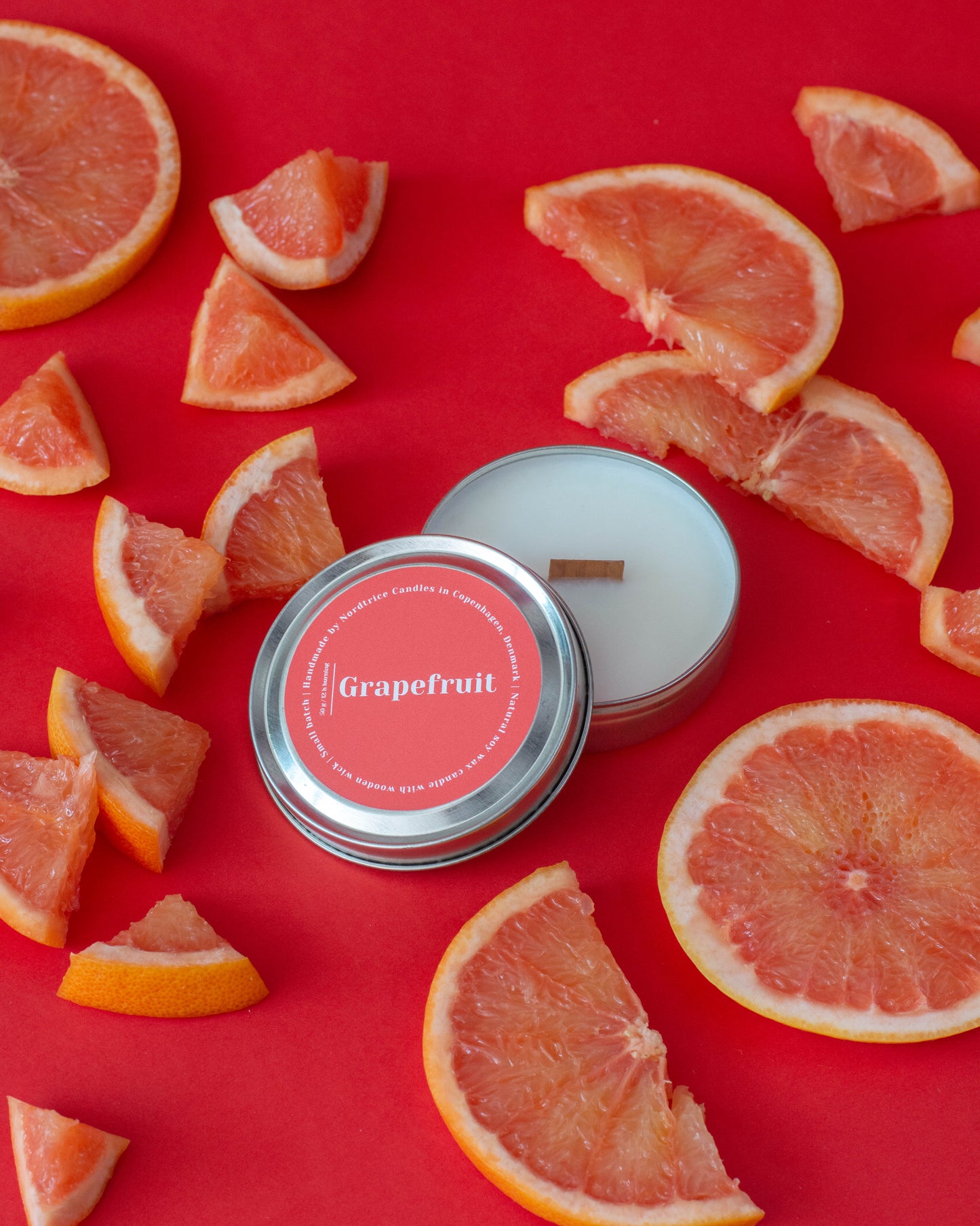 Soy Scented Candle, Grapefruit M/L size