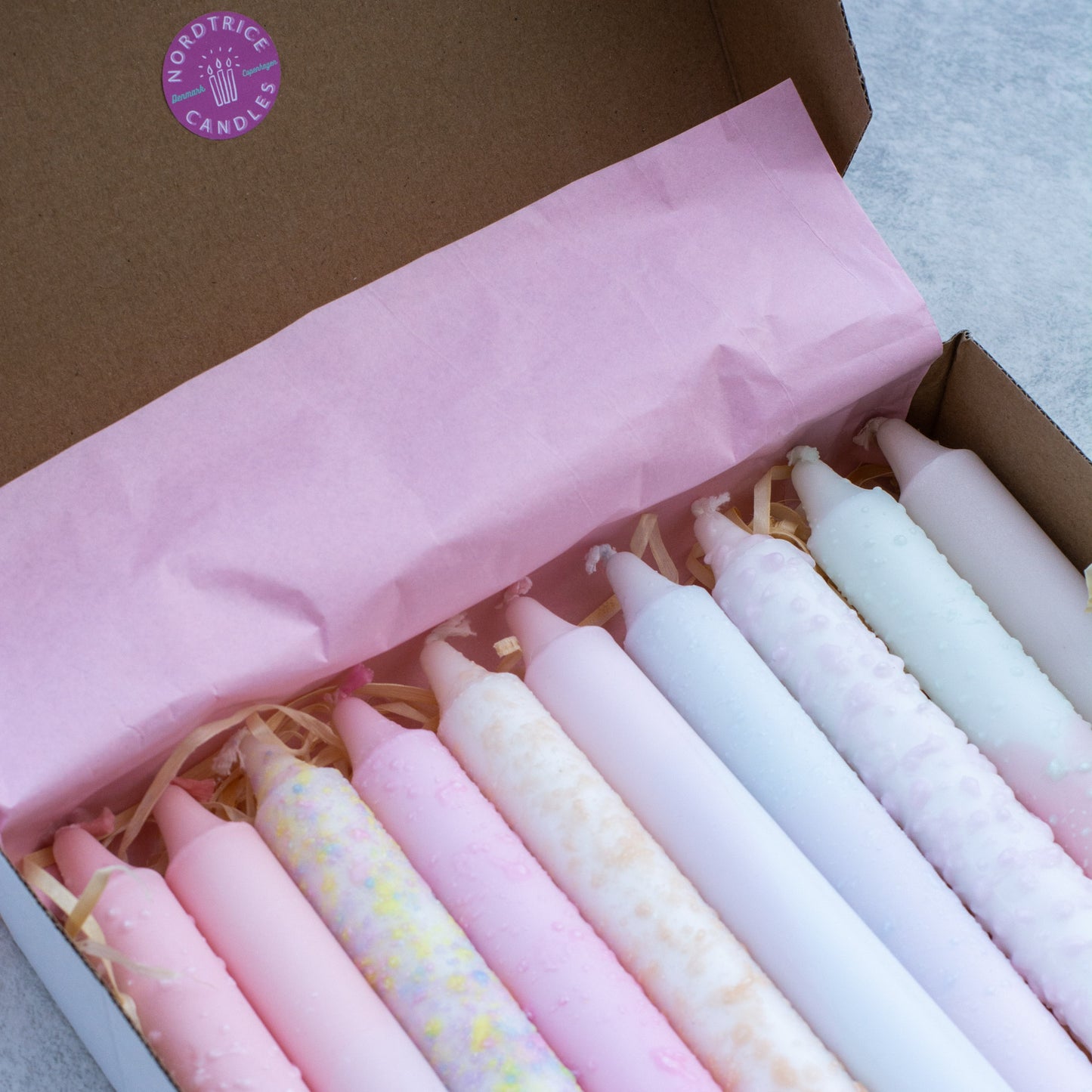 Pastel Candle Mix Box