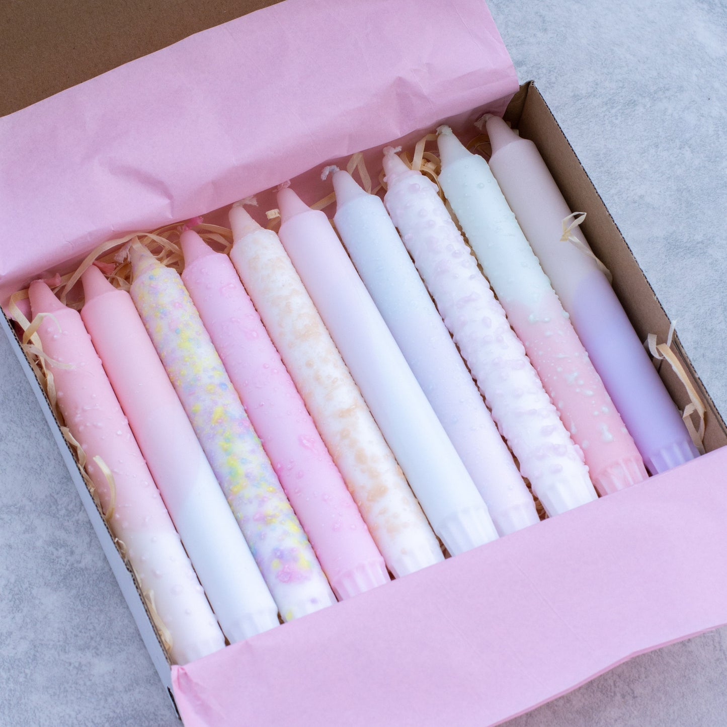 Pastel Candle Mix Box