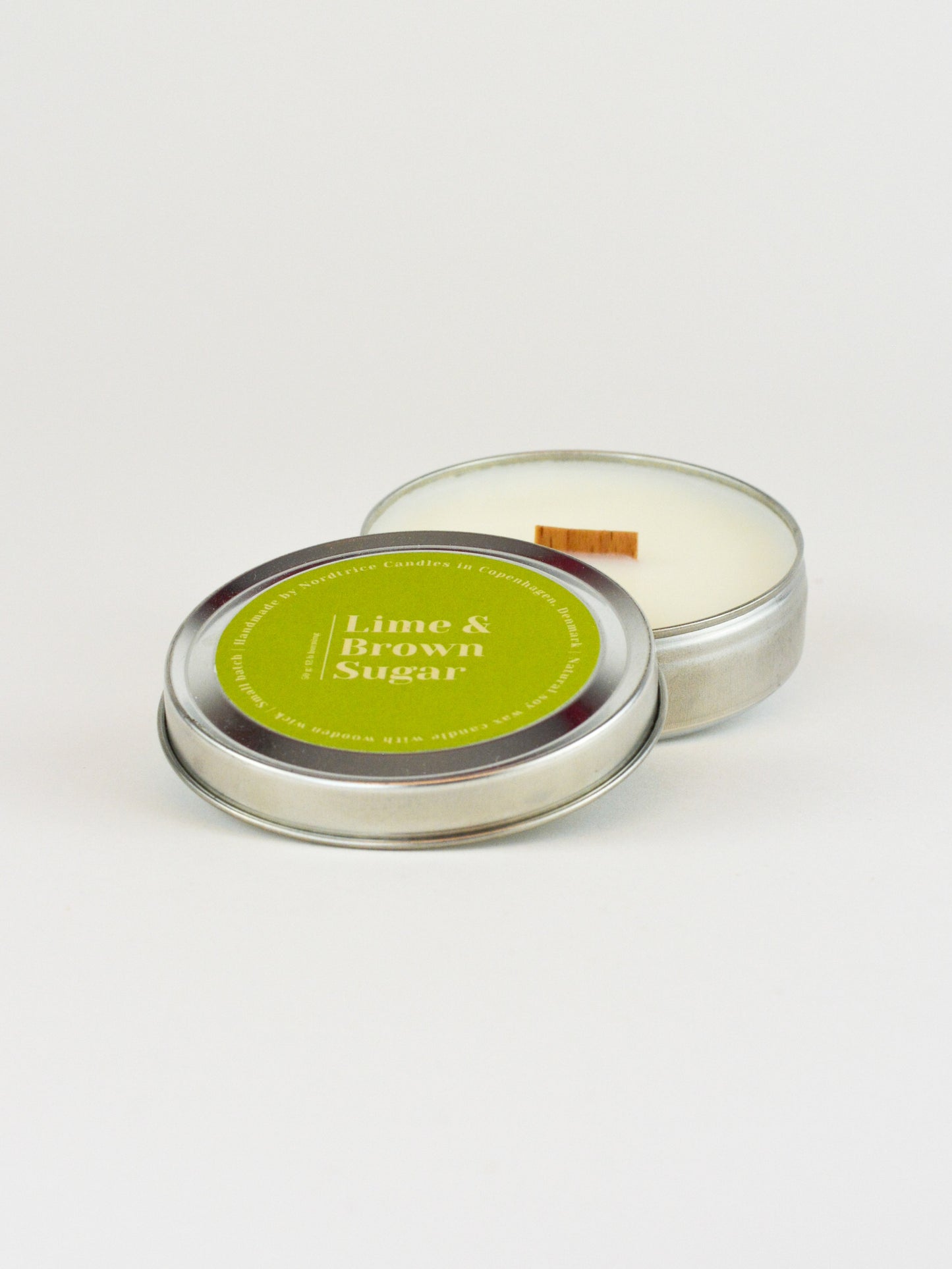Soy Scented Candle, Lime & Brown Sugar M-L-XL size