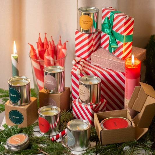 Soy Scented Candle, Mandarin & Chili M-L-XL size