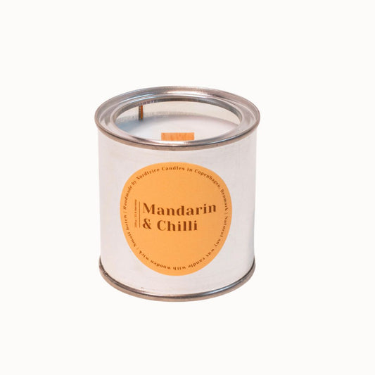 Soy Scented Candle, Mandarin & Chili M-L-XL size