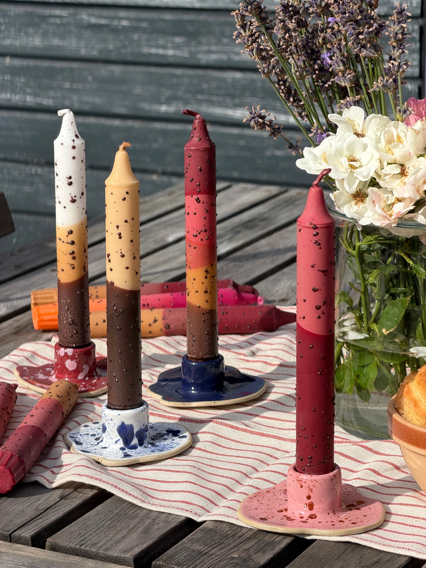 Taper candles- Autumn Colours Mix