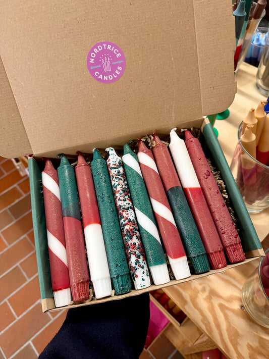 Christmas Box of Taper Candles