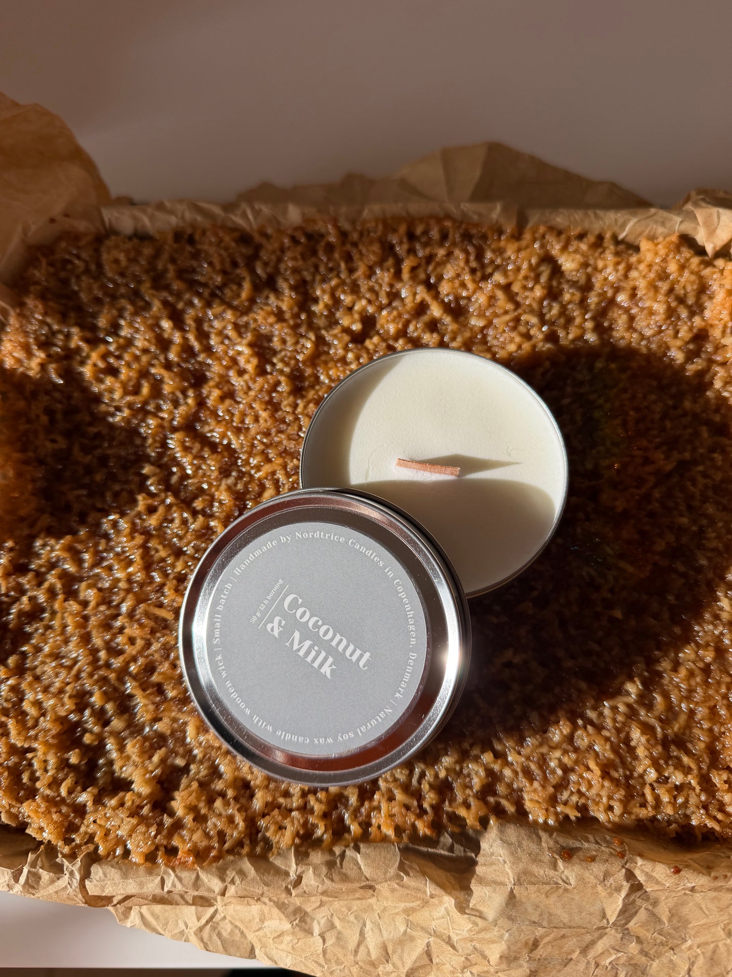 Soy Scented Candle, Coconut & Milk M-L-XL size