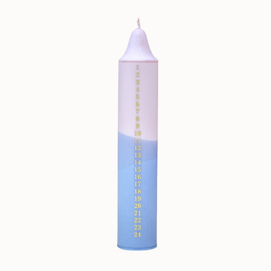 Advent Candle, Kalenderlys Begie & Gray