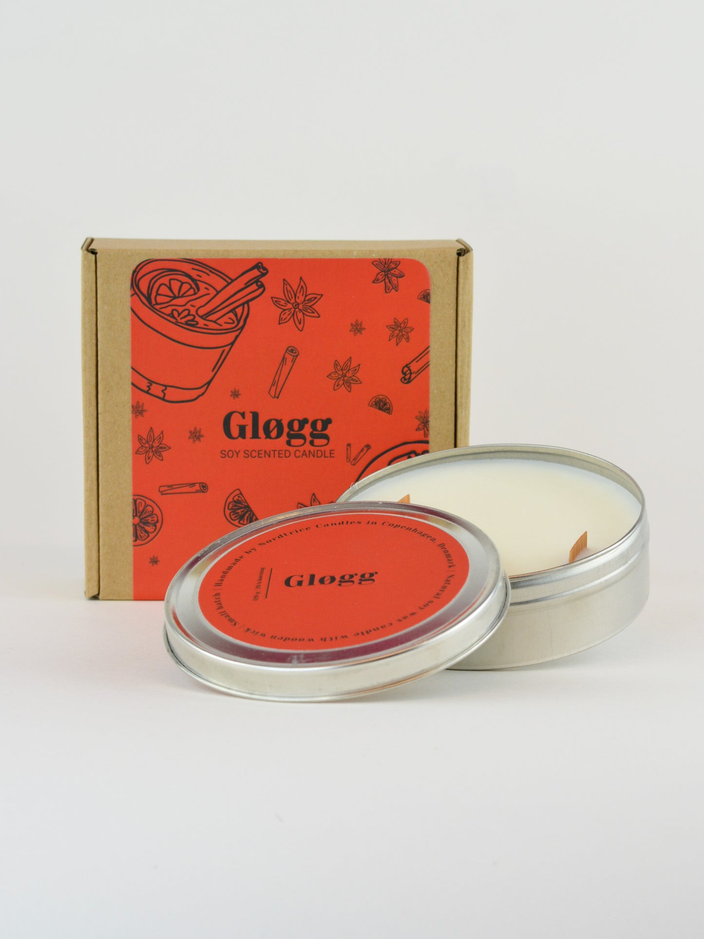 Soy Scented Candle, Gløgg M-L-XL size