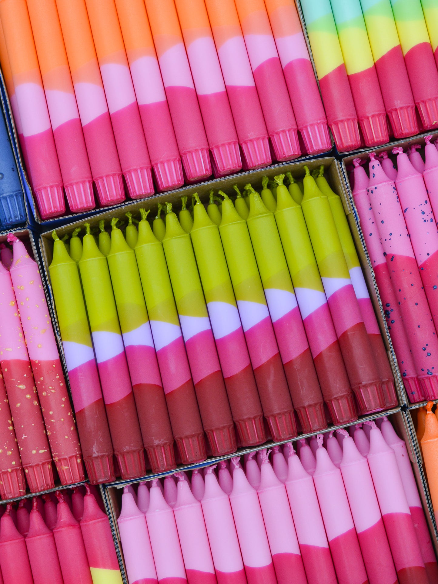 Olive Green / Purple & Fuchsia