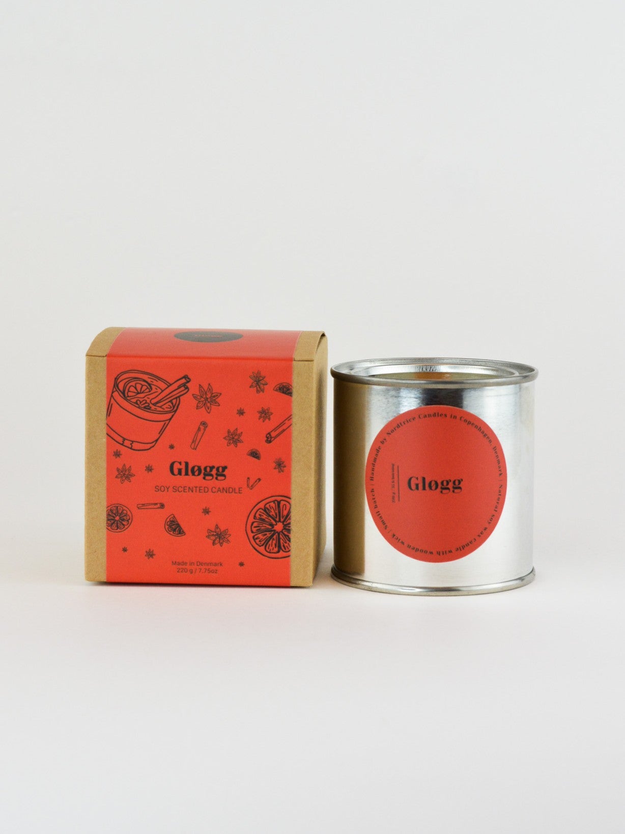 Soy Scented Candle, Gløgg M-L-XL size