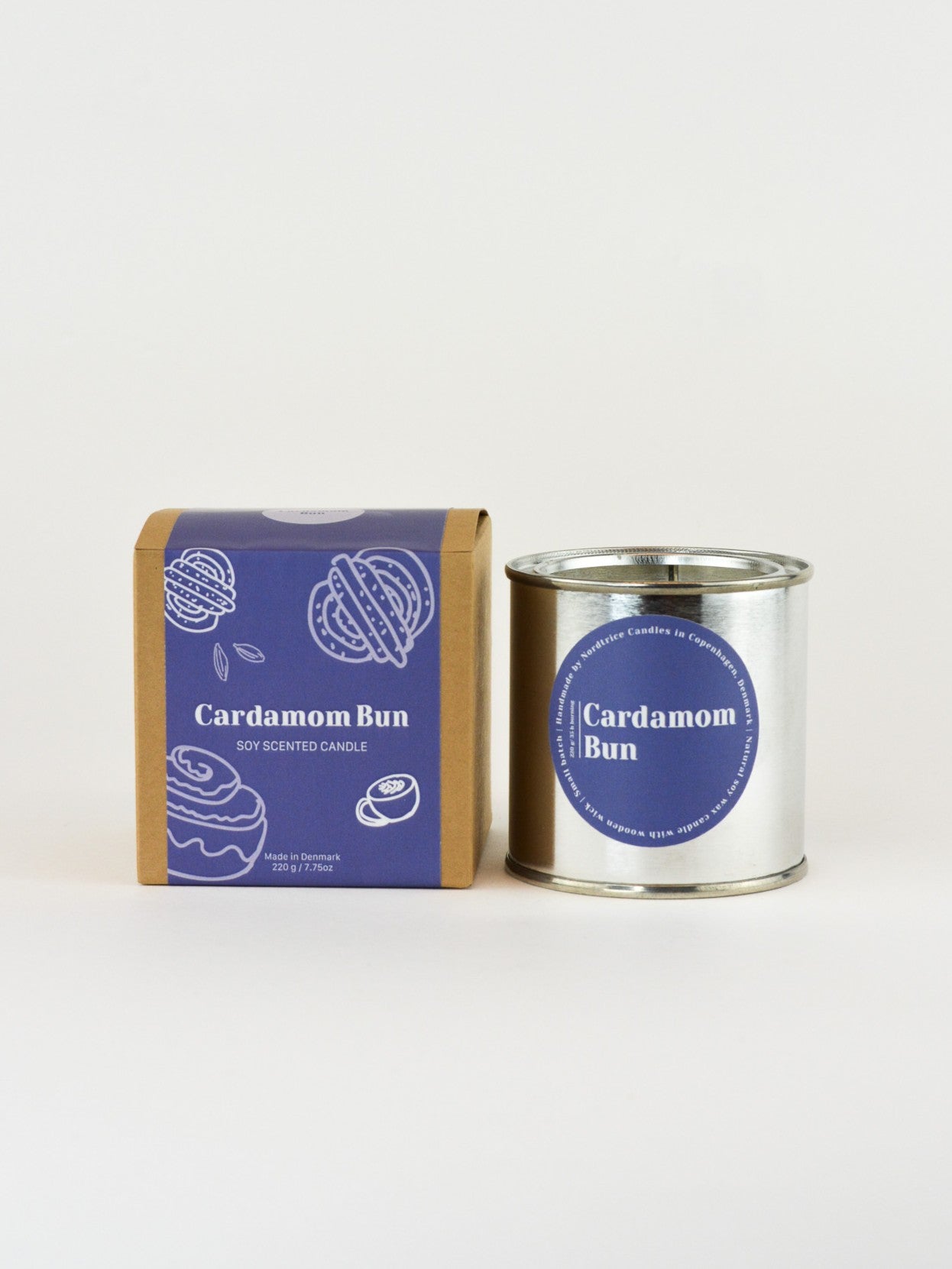 Soy Scented Candle, Cardamom bun M-L-XL size