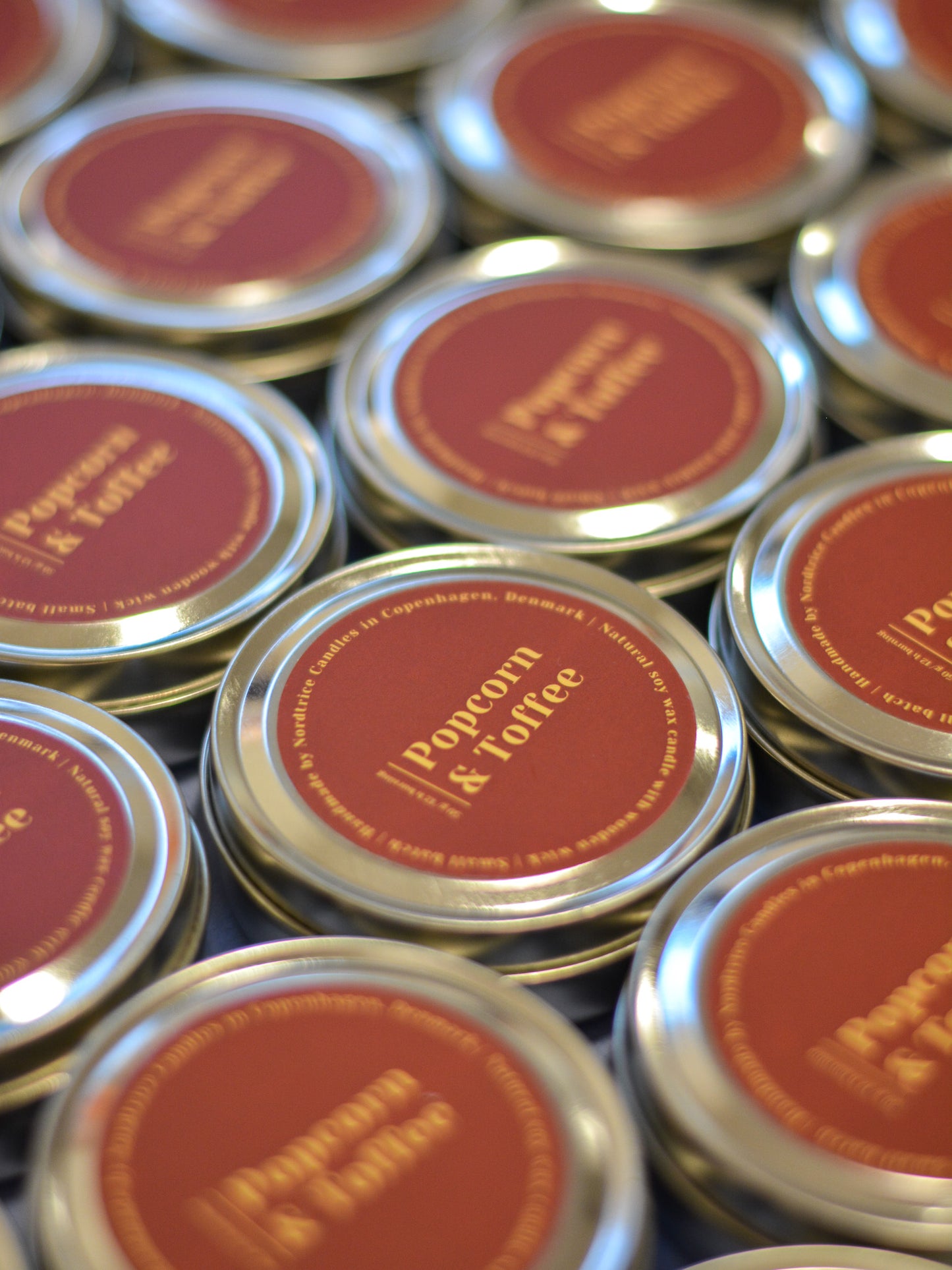 Soy Scented Candle, Popcron&Toffe M-L-XL size