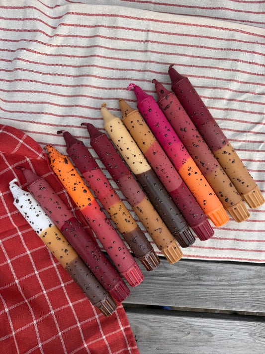 Taper candles- Autumn Colours Mix