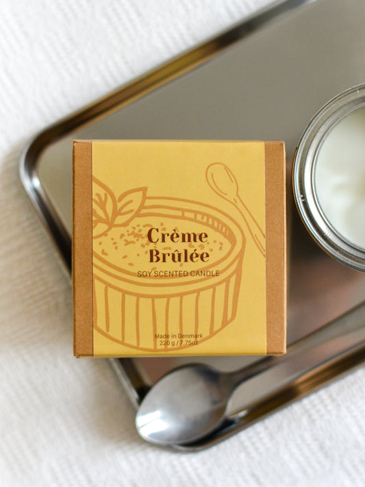 Soy Scented Candle, Creme Brulee M-L-XL size