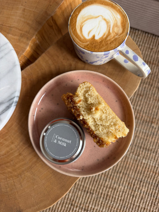 Soy Scented Candle, Coconut & Milk M-L-XL size