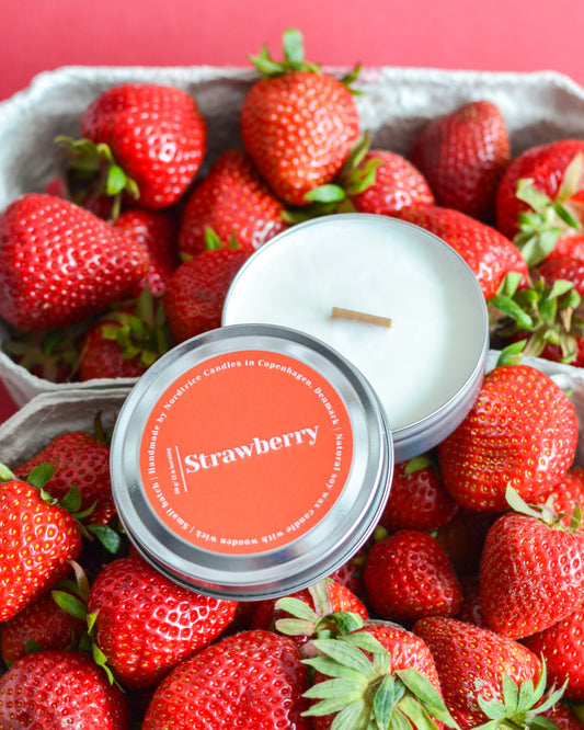 Soy Scented Candle, Strawberry M-L-XL size