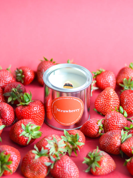 Soy Scented Candle, Strawberry XL size