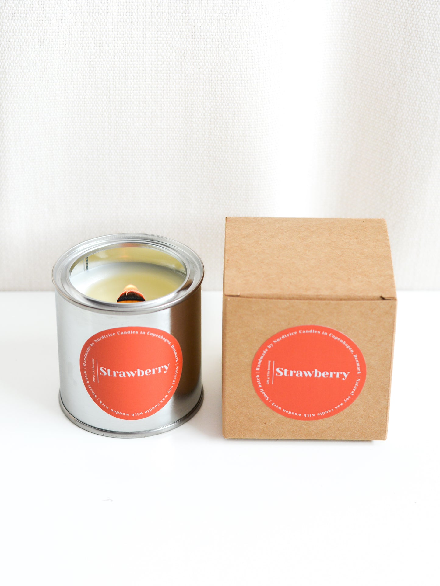 Soy Scented Candle, Strawberry XL size