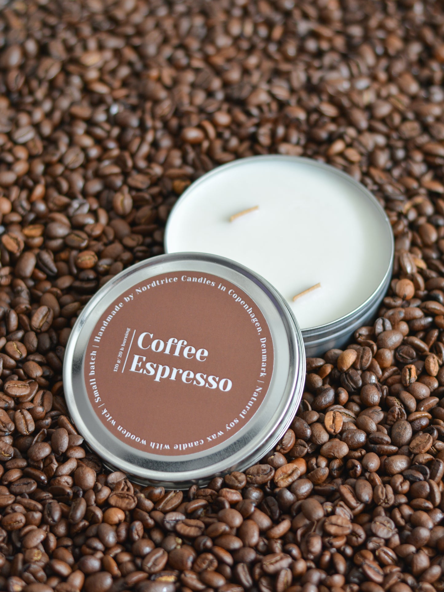 Soy Scented Candle, Espresso Coffee M/L size