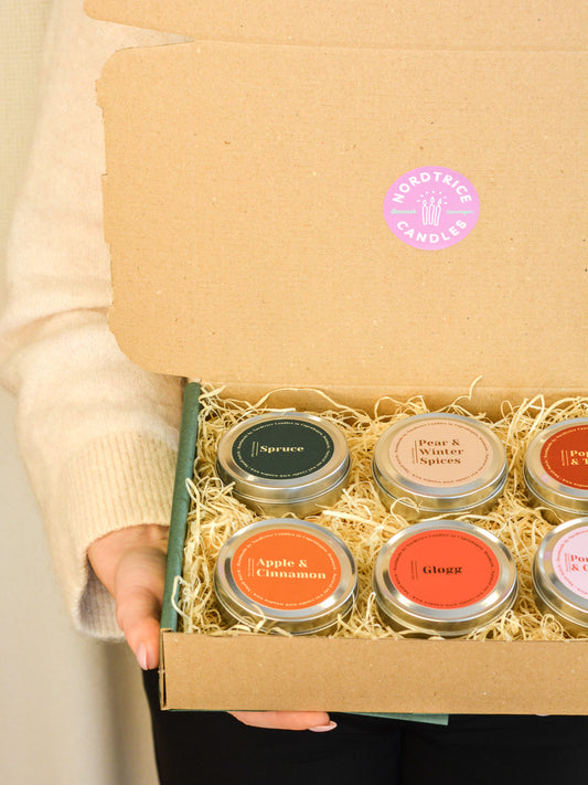 Gift Box Scented Candles Mix - Winter Edition
