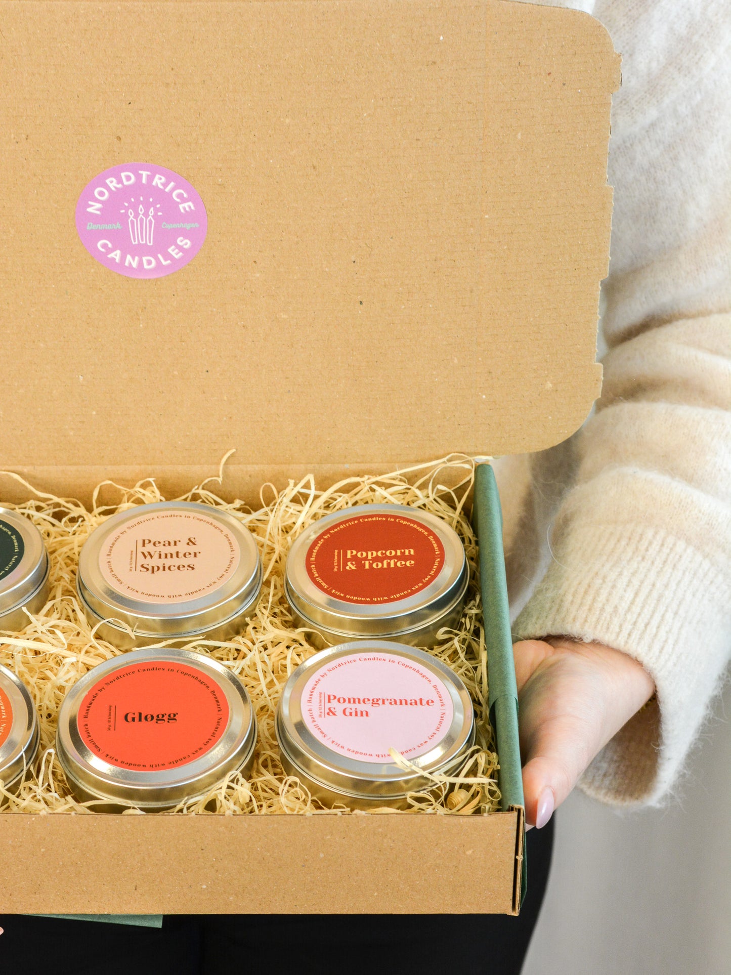 Gift Box Scented Candles Mix - Winter Edition