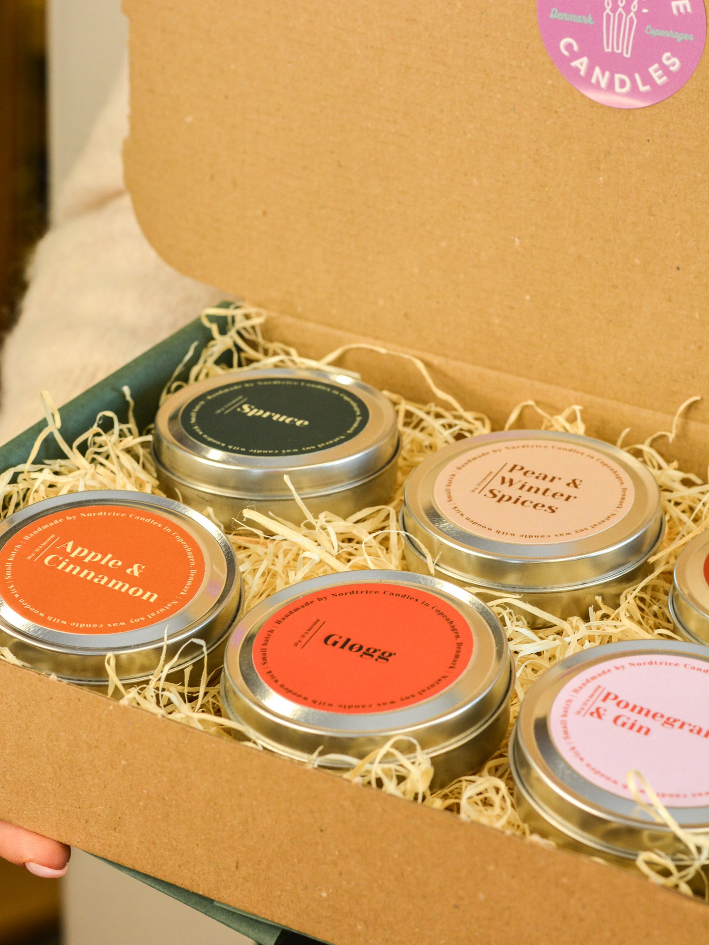 Gift Box Scented Candles Mix - Winter Edition