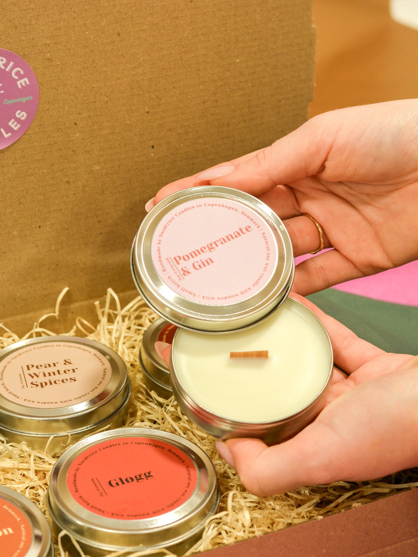 Gift Box Scented Candles Mix - Winter Edition