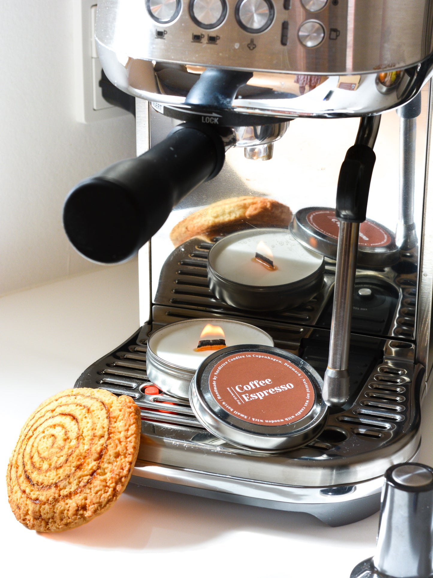 Soy Scented Candle, Espresso Coffee M-L-XL size