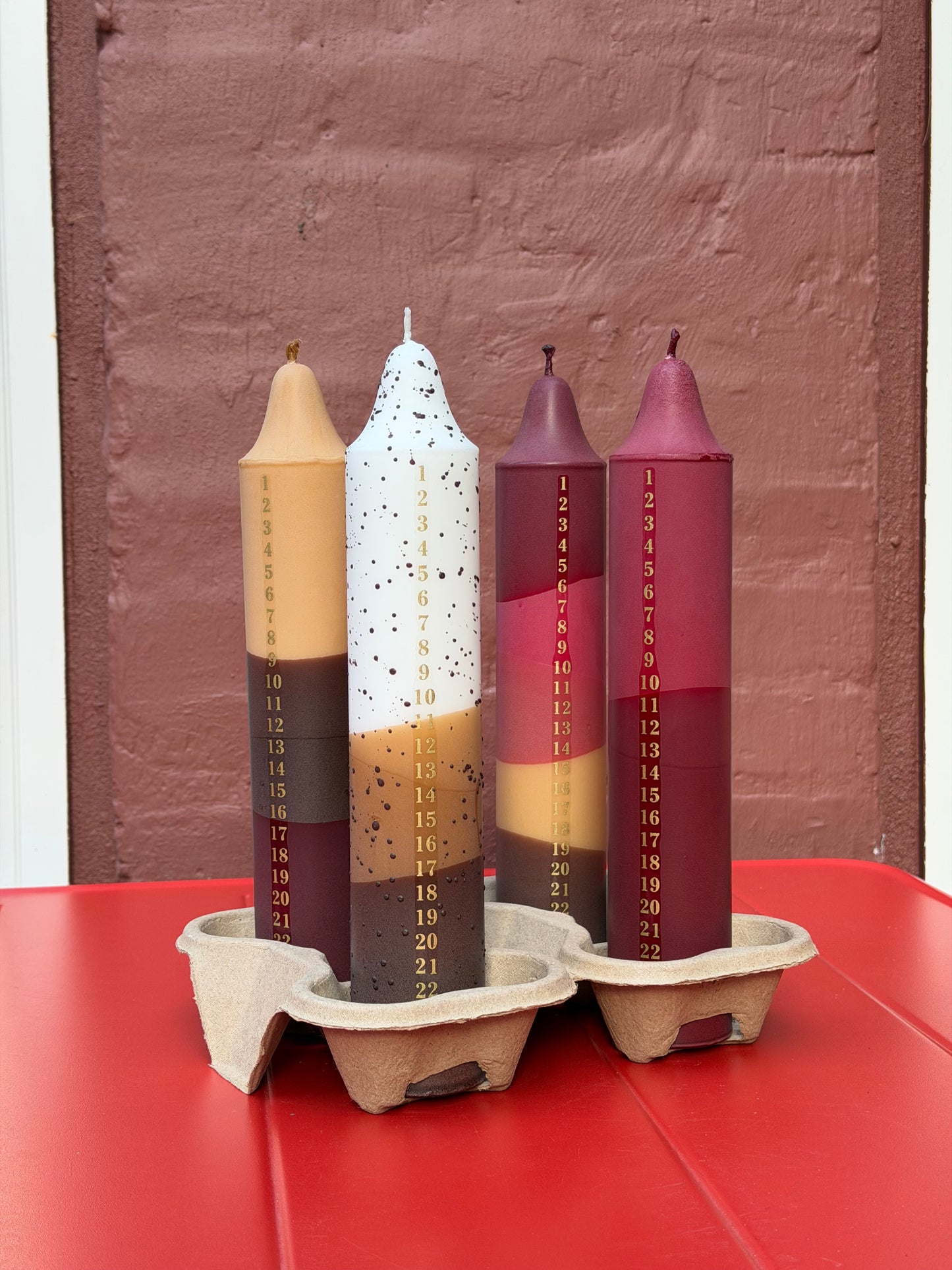 Advent Candle, Cappuccino Confetti