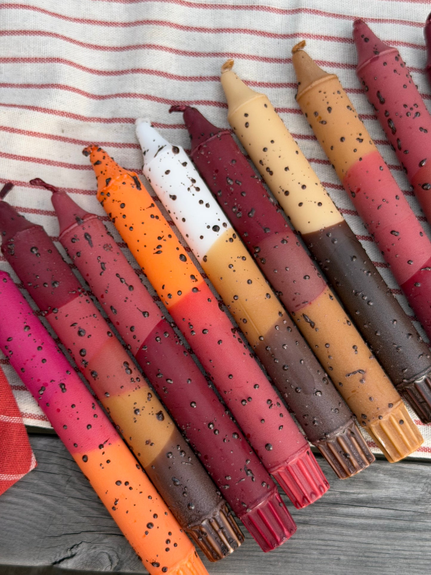 Taper candles- Autumn Colours Mix