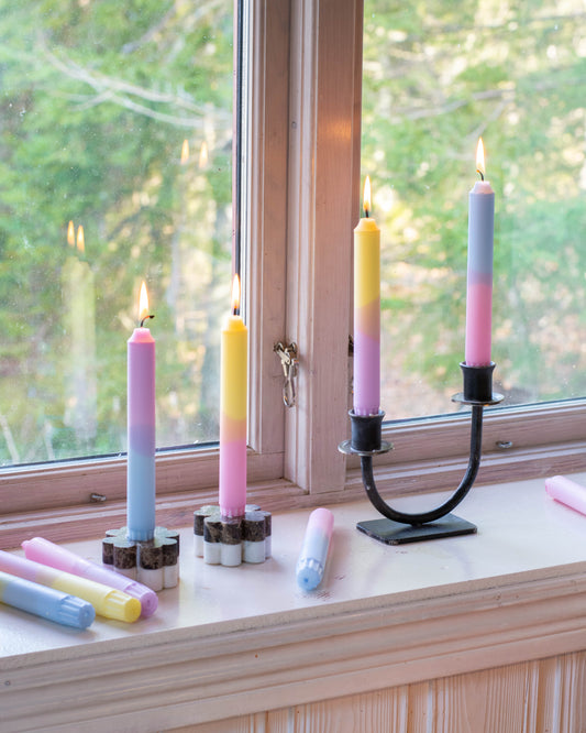 Taper Candles - Colorful Pastel Spring Box