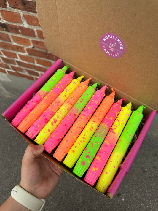 Neon Candle Mix Box